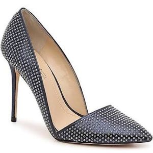 Imagine by Vince Camuto Navy Metallic Pump!